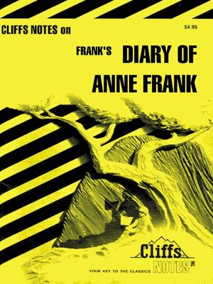 cover image of CliffsNotes on Frank's the Diary of Anne Frank